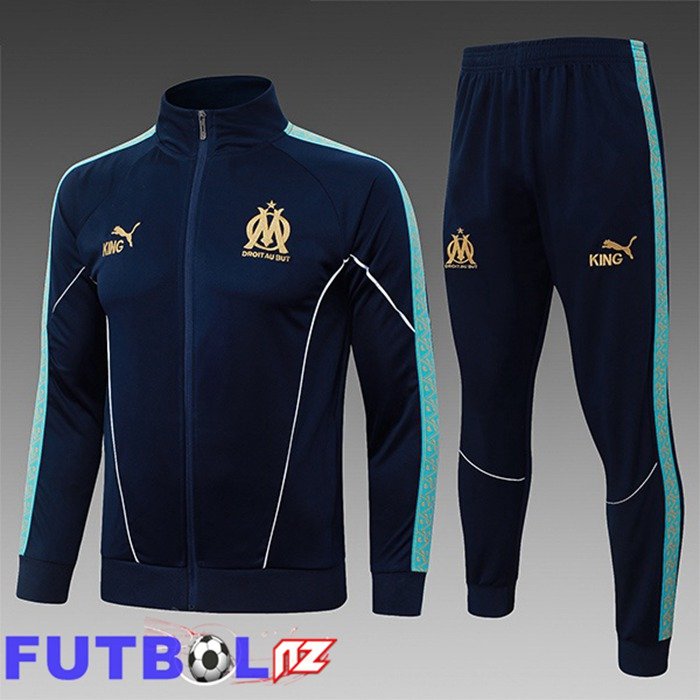 Chandal Equipos De Futbol - Chaqueta Marsella OM Ninos Azul Real 2026/2027