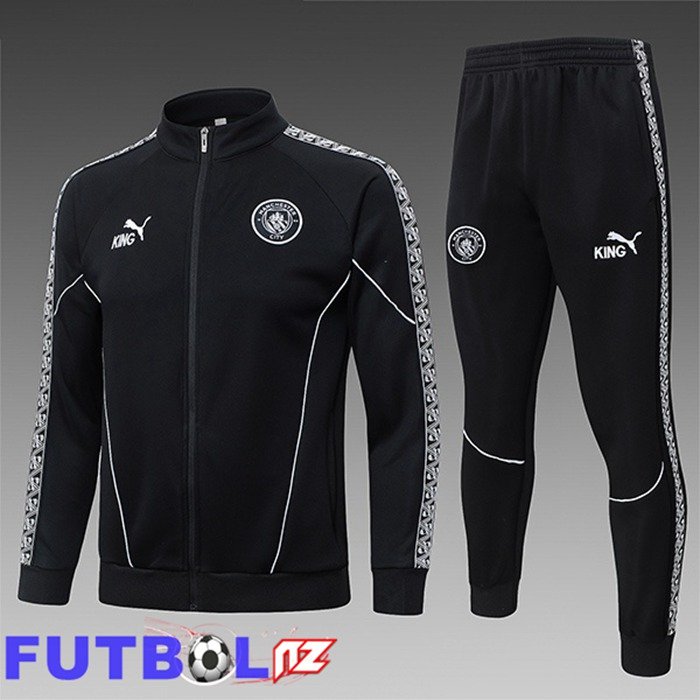 Chandal Equipos De Futbol - Chaqueta Manchester City Ninos Negro 2026/2027