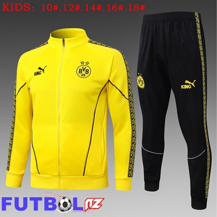 Chandal Equipos De Futbol - Chaqueta Dortmund BVB Ninos Amarillo 2026/2027