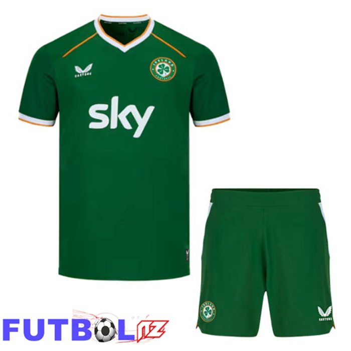 Camisetas De Futbol Irlanda Ninos Primera Verde 2026/2027 Camisetas De Futbol Irlanda Ninos Primera Verde 2026/2027