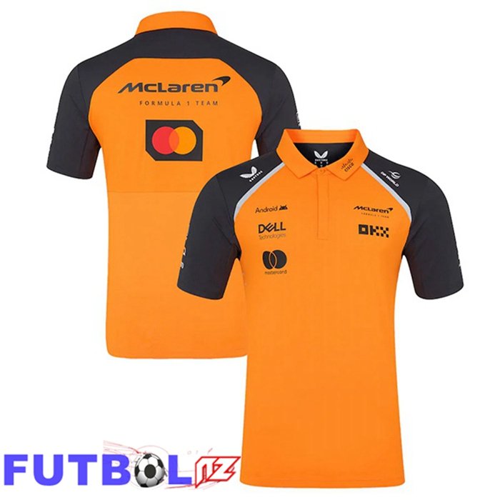 Polo F1 Team McLaren Naranja Azul Real 2025/2026