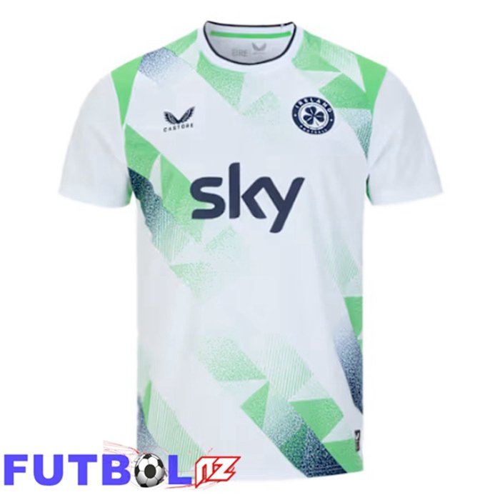 Camisetas De Futbol Irlanda Segunda Blanco 2026/2027 Camisetas De Futbol Irlanda Segunda Blanco 2026/2027