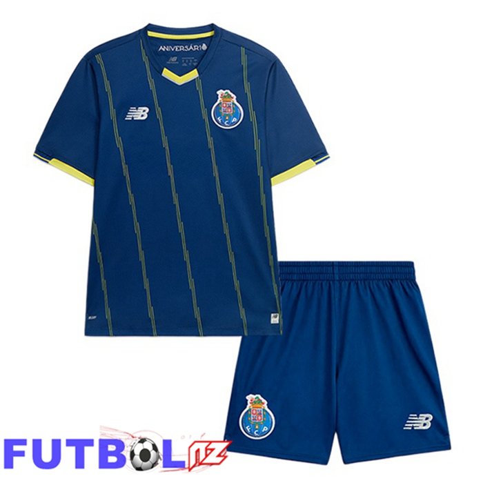 Camisetas De Futbol FC Porto Ninos Cuarta Azul Real 2025/2026