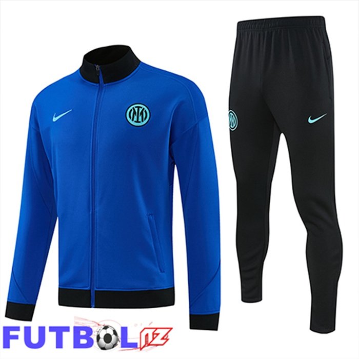 Chandal Equipos De Futbol Chaqueta Inter Milan Azul/Negro 2025/2026