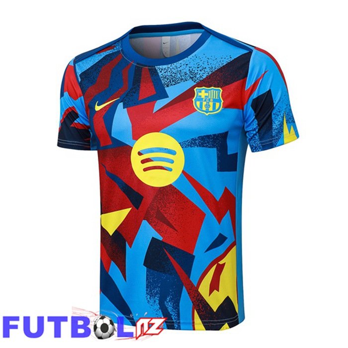 Camiseta Entrenamiento FC Barcelona Azul Rojo 2026/2027