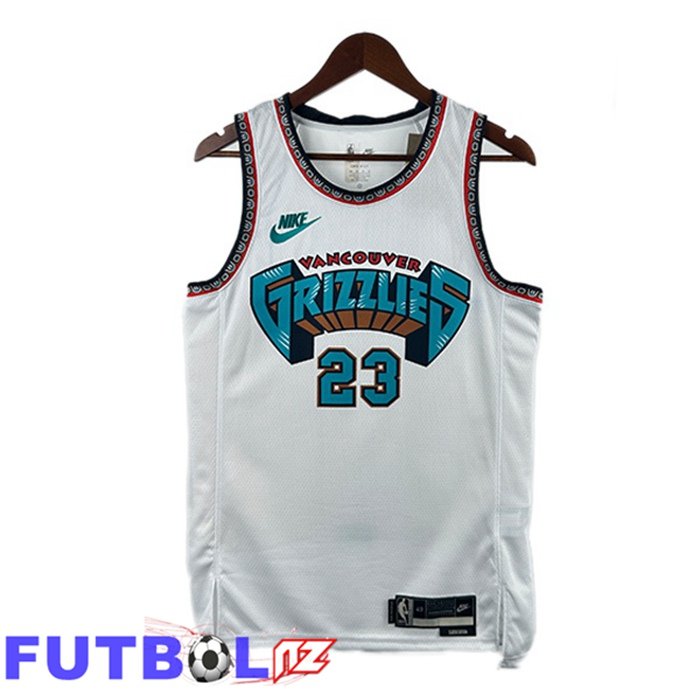 Camiseta NBA Memphis Grizzlies (Derrick Rosado 23) Blanco 2024/2025