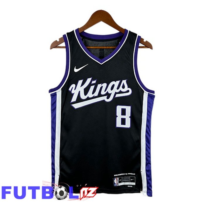 Camiseta NBA Sacramento Kings (Zach LaVine 8) Negro 2023/2024