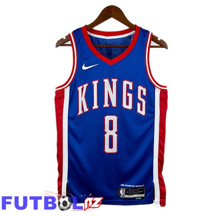 Camiseta NBA Sacramento Kings (Zach LaVine 8) Azul 2024/2025