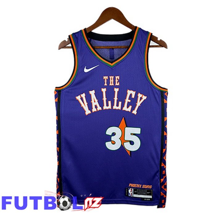 Camiseta NBA Phoenix Suns (Kevin Durant 35) Púrpura 2024/2025