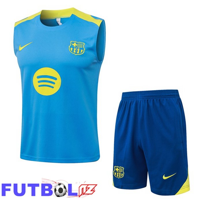 Chalecos De Futbol FC Barcelona + Cortos Azul 2026/2027