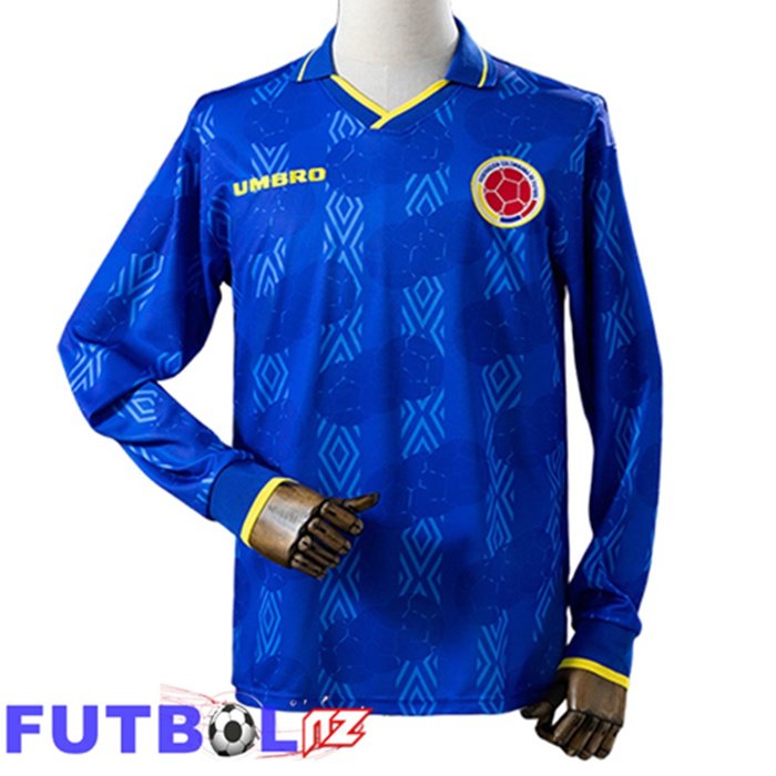 Camisetas De Futbol Colombia Retro Segunda Manga Larga 1994