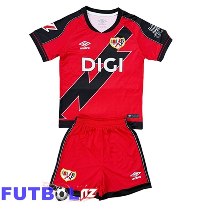 Camisetas De Futbol Rayo Vallecano Ninos Segunda 2025/2026