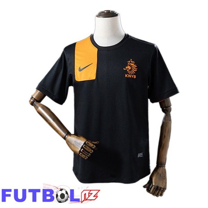 Camisetas De Futbol Países Bajos Retro Segunda Negro 2012-2013