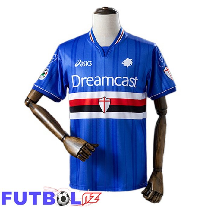 Camisetas De Futbol UC Sampdoria Retro Primera Azul 2000-2001