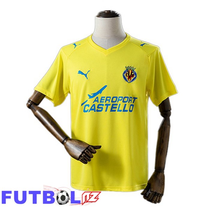 Camisetas De Futbol Villarreal Retro Primera Amarillo 2008-2009