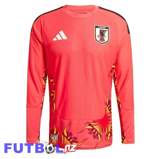 Camiseta Nacional Japon Portero Manga Larga Rojo 2026/2027