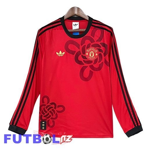 Camisetas De Futbol Manchester United Manga Larga Edición Especial Rojo 2026/2027