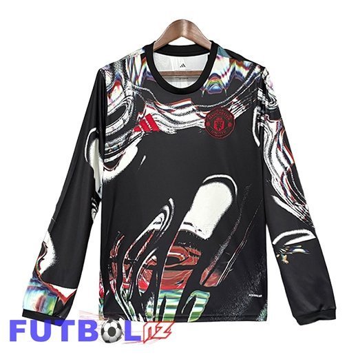 Camisetas De Futbol Manchester United Manga Larga Edición Especial Negro 2026/2027