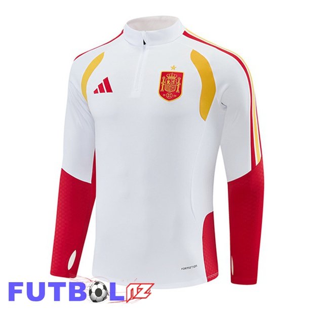 Sudadera De Entrenamiento España Blanco 2026/2027 Sudadera De Entrenamiento España Blanco 2026/2027