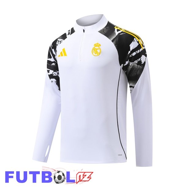 Sudadera De Entrenamiento Real Madrid Blanco 2026/2027