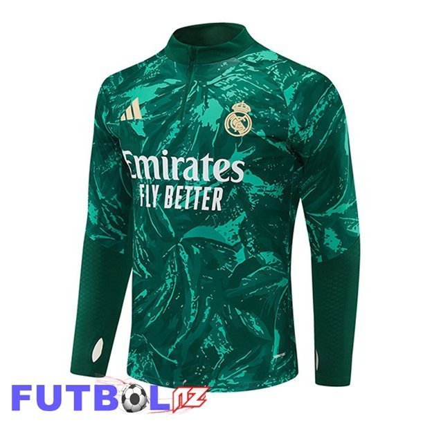 Sudadera De Entrenamiento Real Madrid Verde 2026/2027