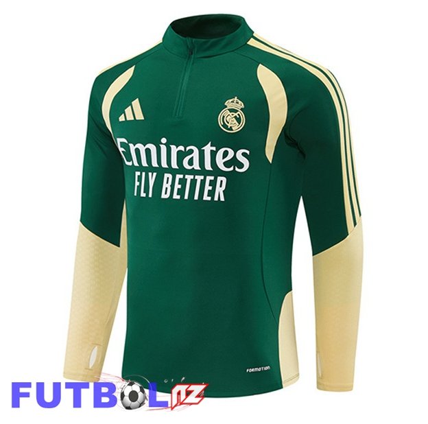 Sudadera De Entrenamiento Real Madrid Verde 2026/2027
