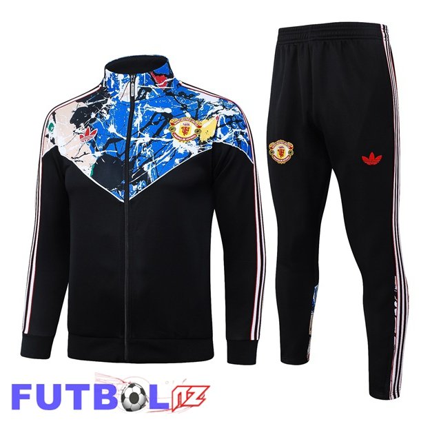 Chandal Equipos De Futbol - Chaqueta Manchester United Azul Negro 2026/2027