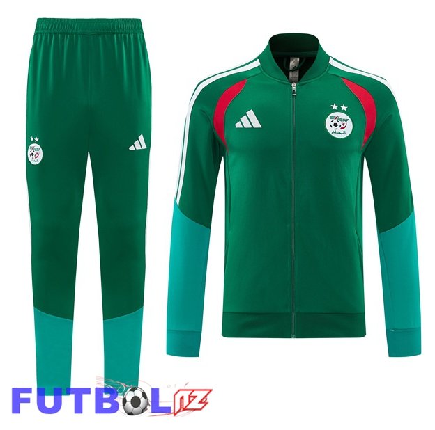 Chandal Equipos De Futbol - Chaqueta Argelia Verde 2026/2027