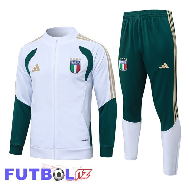 Chandal Equipos De Futbol - Chaqueta Italia Blanco 2026/2027