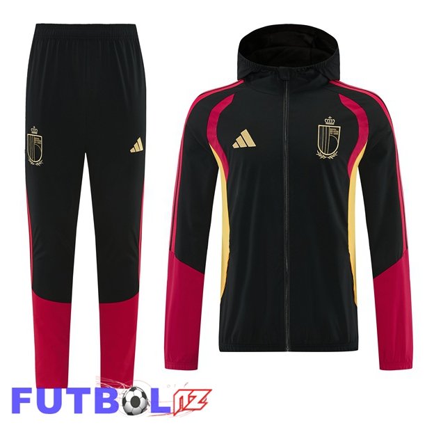 Chandal Futbol - Rompevientos Bélgica Negro 2026/2027