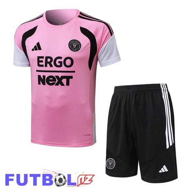 Camiseta Entrenamiento Inter Miami CF + Cortos Rosado 2026/2027