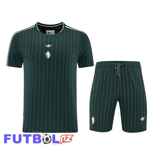 Camiseta Entrenamiento Juventus + Cortos Verde 2026/2027