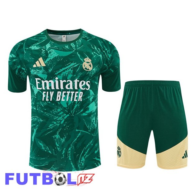 Camiseta Entrenamiento Real Madrid + Cortos Verde 2026/2027