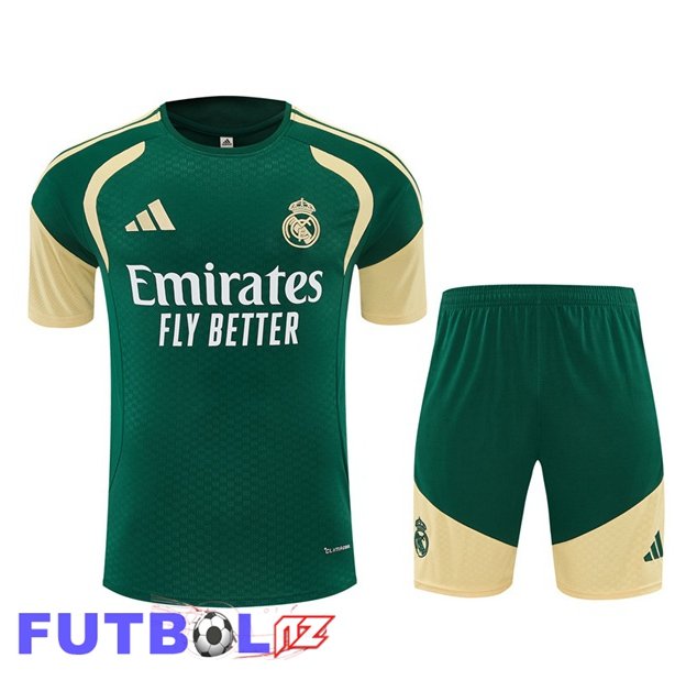 Camiseta Entrenamiento Real Madrid + Cortos Verde 2026/2027
