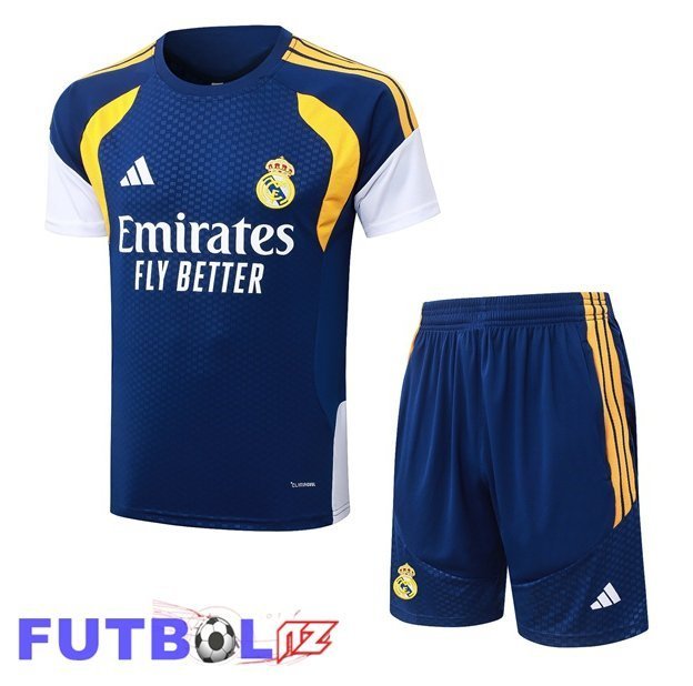 Camiseta Entrenamiento Real Madrid + Cortos Azul Real 2026/2027