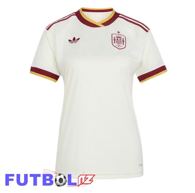 Camisetas De Futbol España Mujer Segunda Blanco 2026/2027