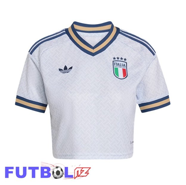 Camisetas De Futbol Italia Court Mujer Segunda Blanco 2026/2027 Camisetas De Futbol Italia Court Mujer Segunda Blanco 2026/2027