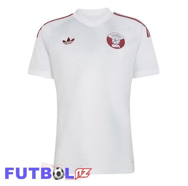 Camisetas De Futbol Qatar Segunda Blanco 2026/2027 Camisetas De Futbol Qatar Segunda Blanco 2026/2027