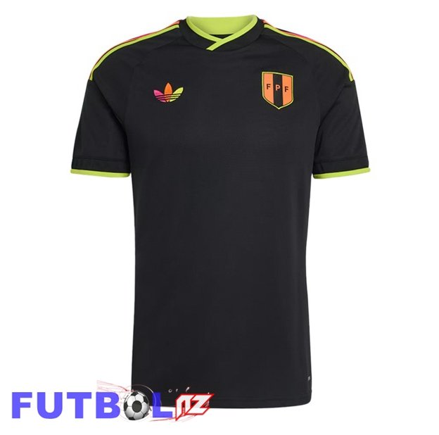 Camisetas De Futbol Perú Segunda Negro 2026/2027 Camisetas De Futbol Perú Segunda Negro 2026/2027