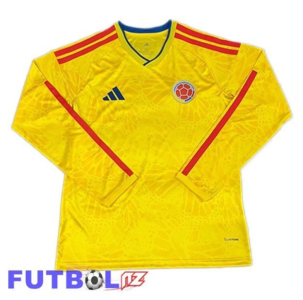 Camisetas De Futbol Colombia Primera Manga Larga Amarillo 2026/2027