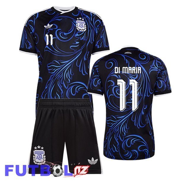 Camisetas De Futbol Argentina (DI MARIA 11) Ninos Segunda Azul Real 2026/2027