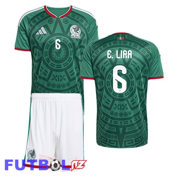 Camisetas De Futbol México (E. LIRA 6) Ninos Primera Verde 2026/2027