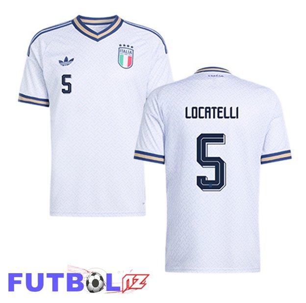 Camisetas De Futbol Italia (LOCATELLI 5) Segunda Blanco 2026/2027
