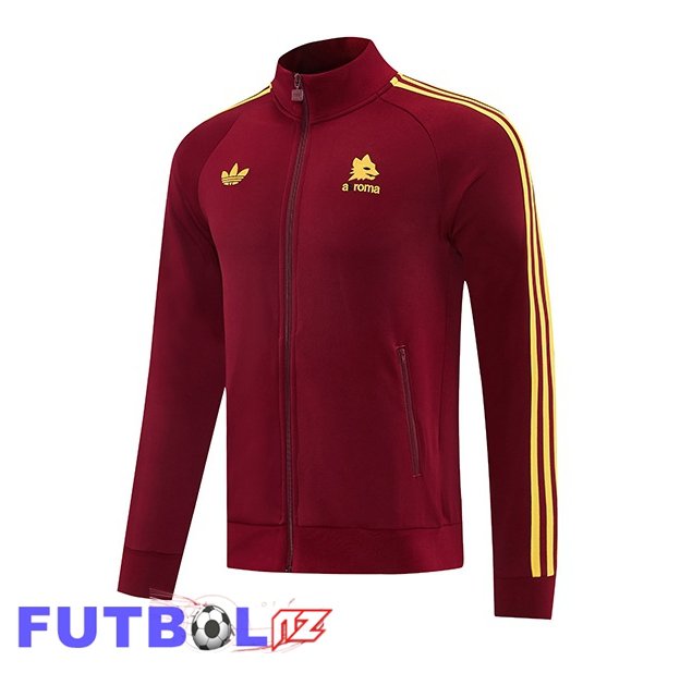 Chaquetas Futbol AS Roma Rojo 2026/2027 Chaquetas Futbol AS Roma Rojo 2026/2027