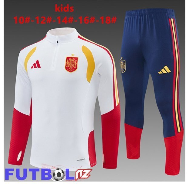Chandal Equipos De Futbol España Ninos Blanco 2026/2027