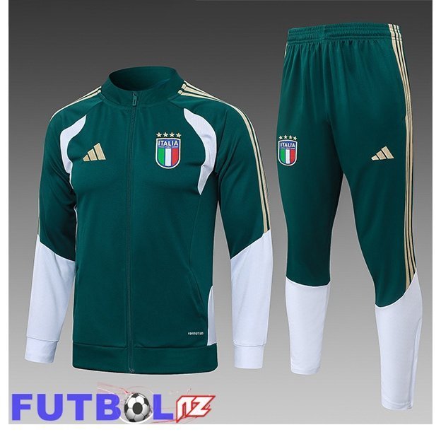 Chandal Equipos De Futbol - Chaqueta Italia Ninos Verde 2026/2027