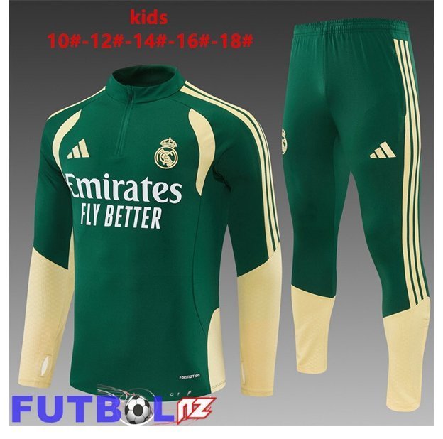 Chandal Equipos De Futbol Real Madrid Ninos Verde 2026/2027