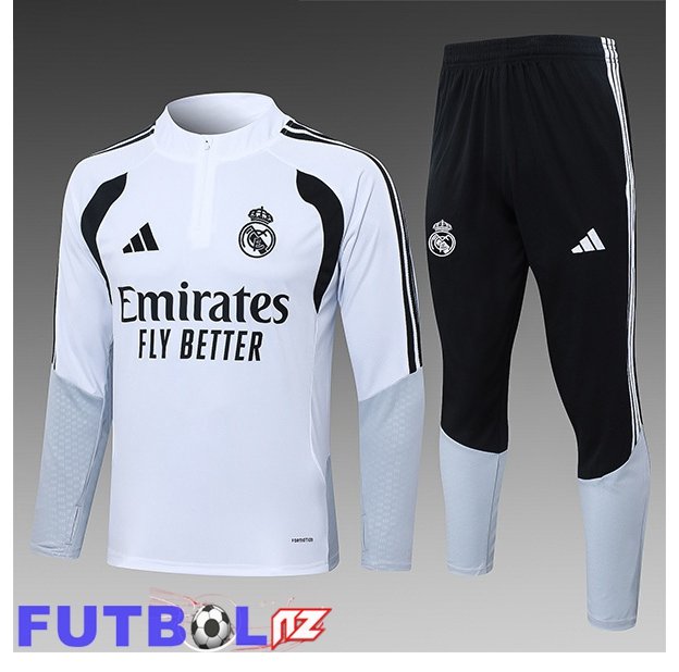Chandal Equipos De Futbol Real Madrid Ninos Blanco 2026/2027
