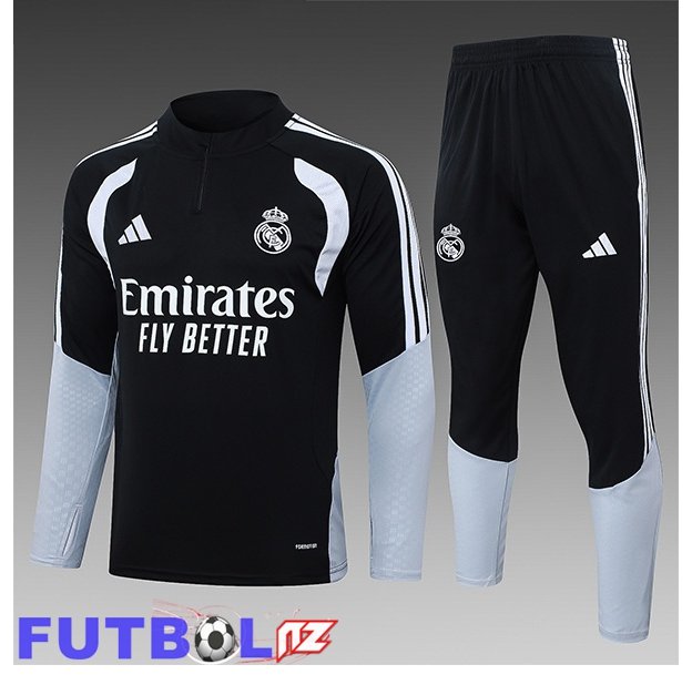 Chandal Equipos De Futbol Real Madrid Ninos Negro 2026/2027