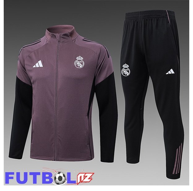 Chandal Equipos De Futbol - Chaqueta Real Madrid Ninos Púrpura 2026/2027